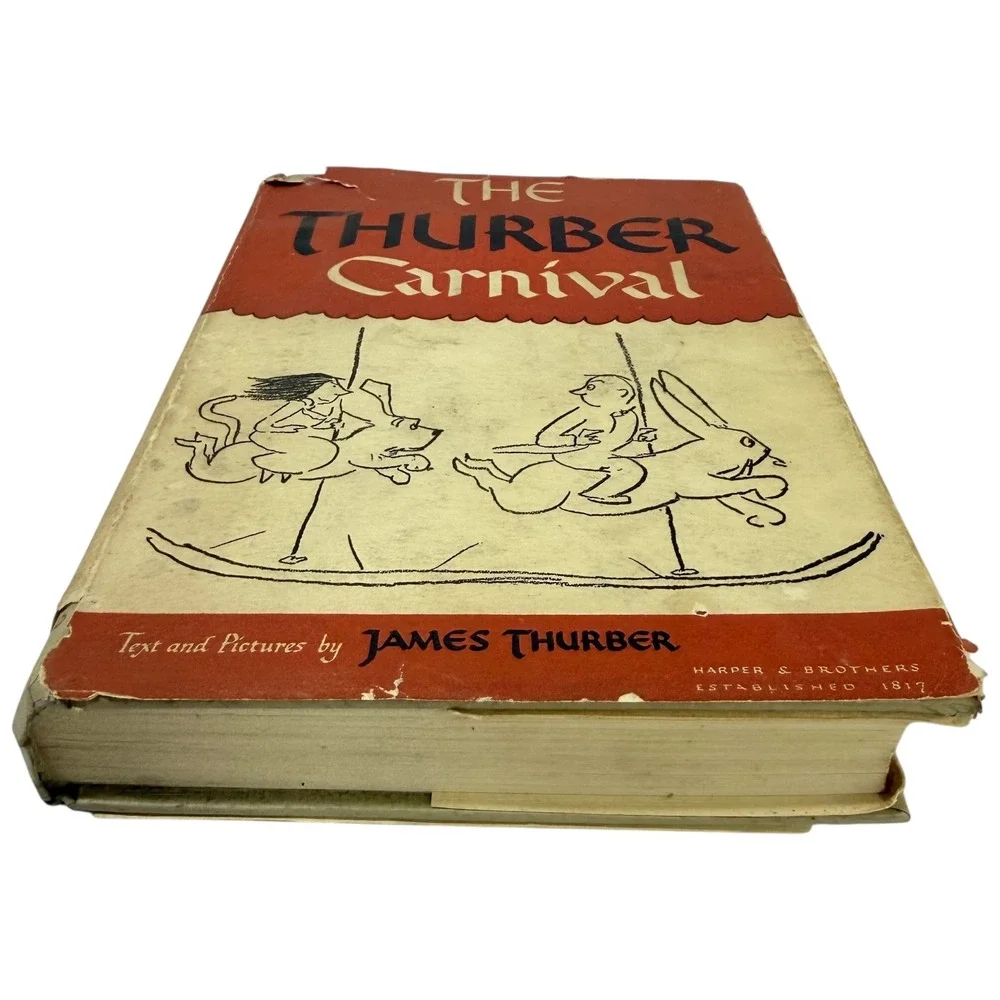 The Thurber Carnival James Thurber Hardcover Vintage Book Harper‎ Brothers 1945
